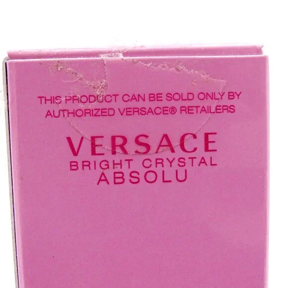 VERSACE Bright Crystal Absolu for Floral Fruity Fragrance Women  0.3 fl.oz 10ml - Picture 5 of 7